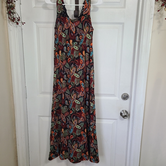 (1340) Croft and Barrow  Woman's Sun Dress, Size: Medium Color: Paisley - Picture 12 of 14